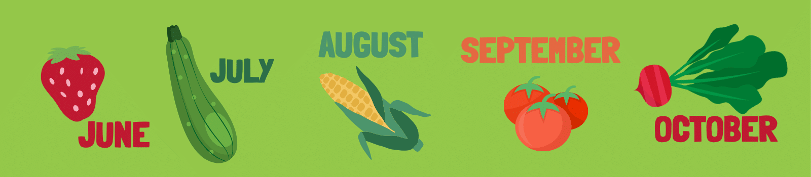 June through October Veggies Header