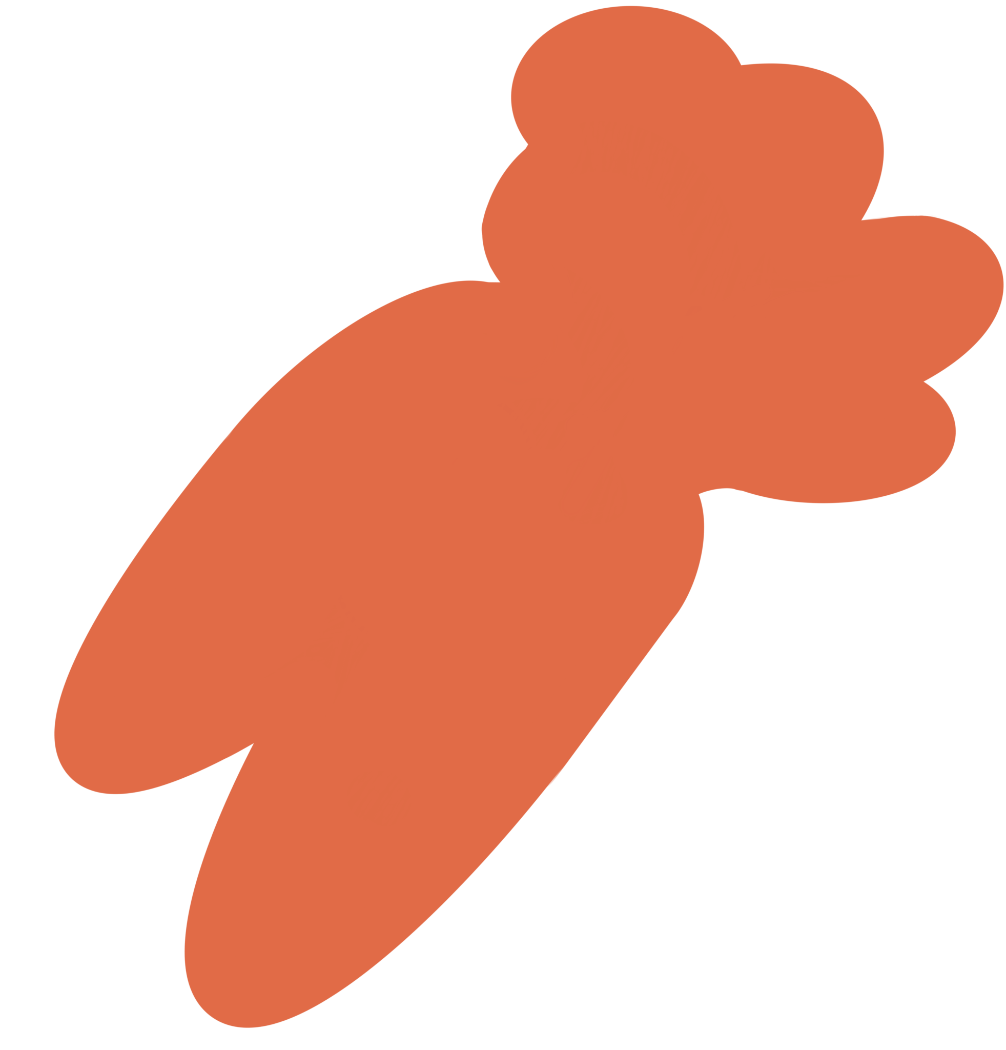 Carrots silhouette